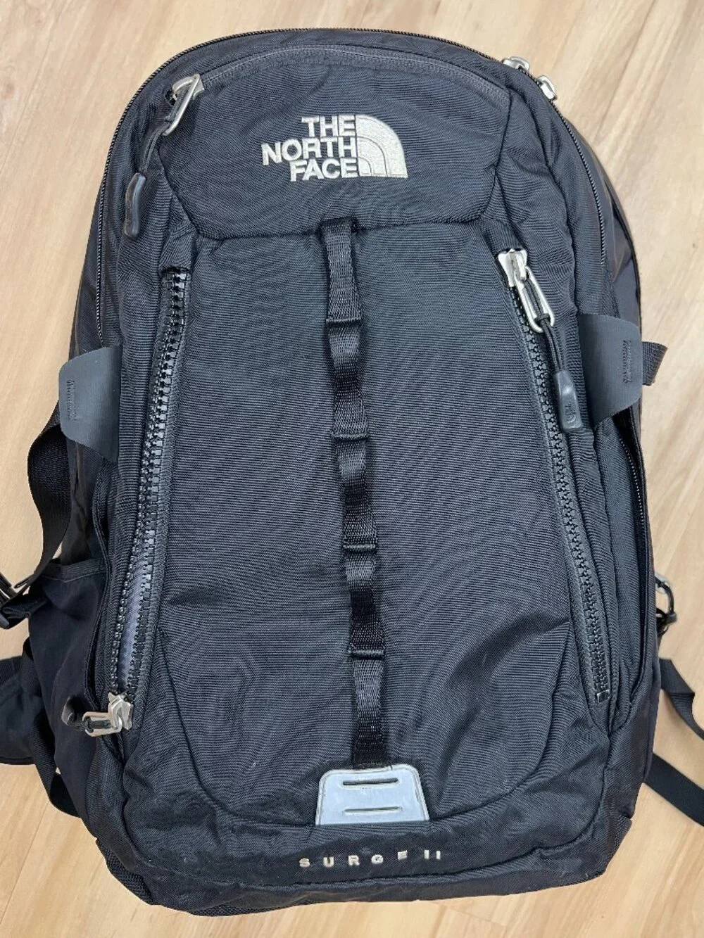 The North Face TNF Surge II durable many pockets laptop school tech bag backpack
